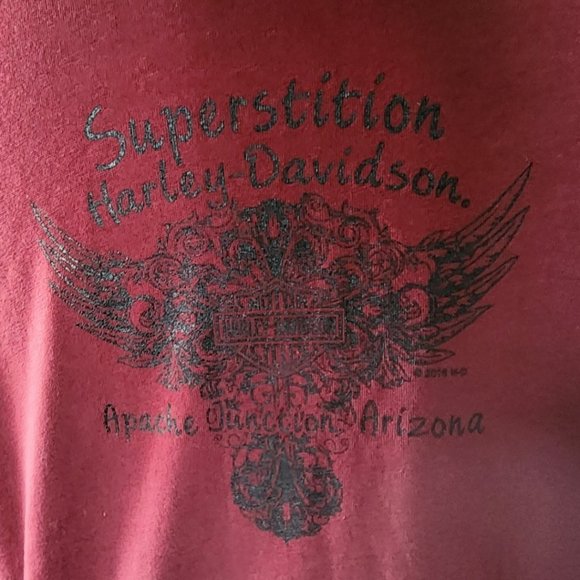 NWT HARLEY DAVIDSON TOP Med Pullover - Picture 6 of 9